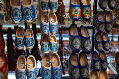 Shoes at the flower market
