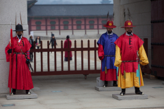 Gyeongbokgung traditional palace guards