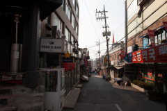 I think this was the entrance of "Boston" looking down the alley were the night food stalls open after dark