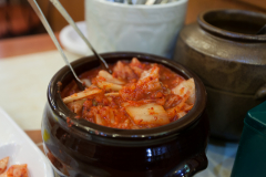 With my Jajangmyeon lunch.