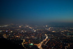 looking from Namsan Tunnel across the Han River