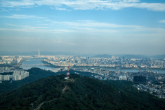 From Namsan tower looking West - ish.