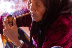 Montagnard Weaver Woman